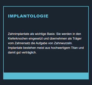 Implantate Implantologie für  Niedernhausen - Oberseelbach, Stockmühle, Wildpark, Lenzenmühle, Niederseelbach, Oberjosbach oder Engenhahn, Fahrtmühle, Königshofen