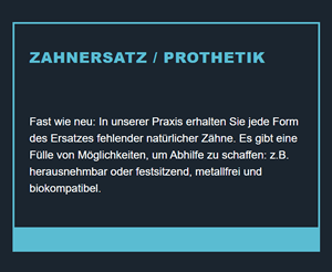 Zahnersatz Prothetik im Raum  Wiesbaden